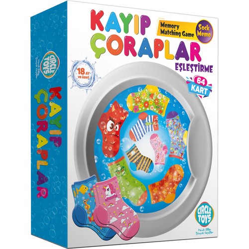Circle Toys Lost Socks Matching Card Game